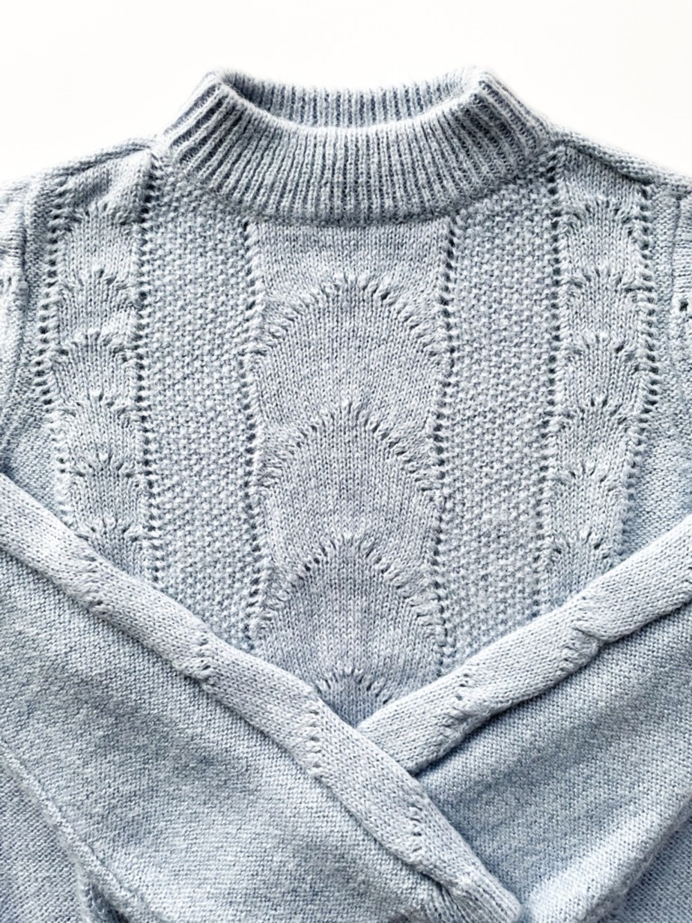 H&M Mockneck Pointelle Knit Sweater - Picture 6 of 9